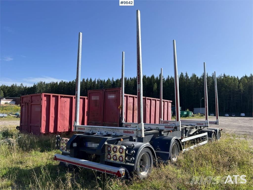 AM TRAILER SF4-S Semi Reboques Transporte Madeira