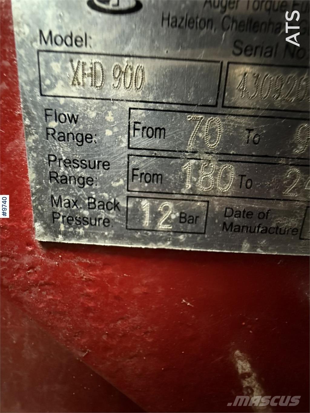 Auger Torque XHD 900 Retroescavadoras