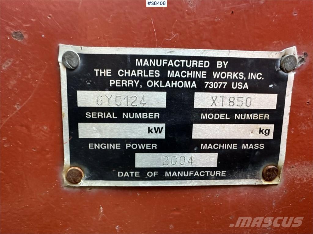 Ditch Witch XT850 Minicarregadeiras