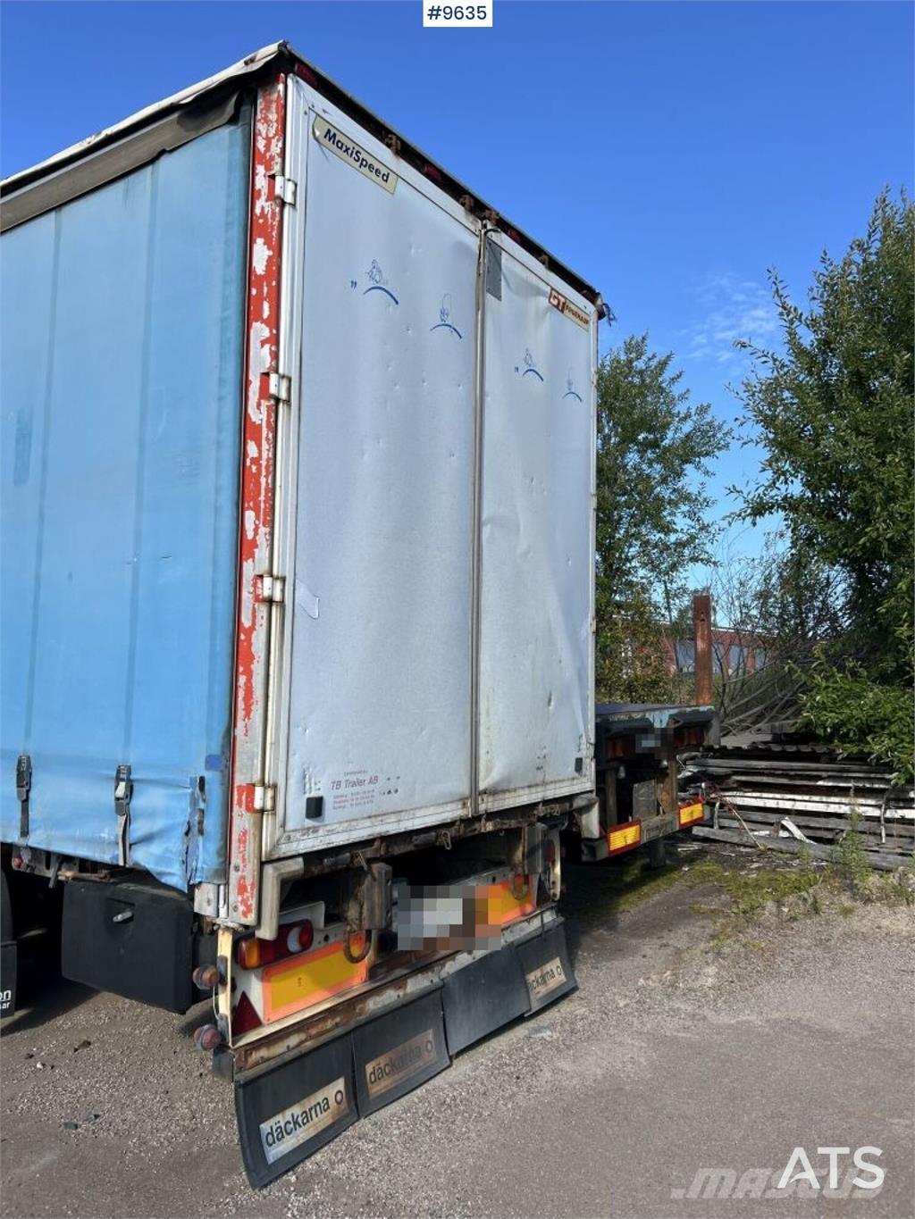 Fruehauf SS136/P3S Semi Reboques Cortinas Laterais