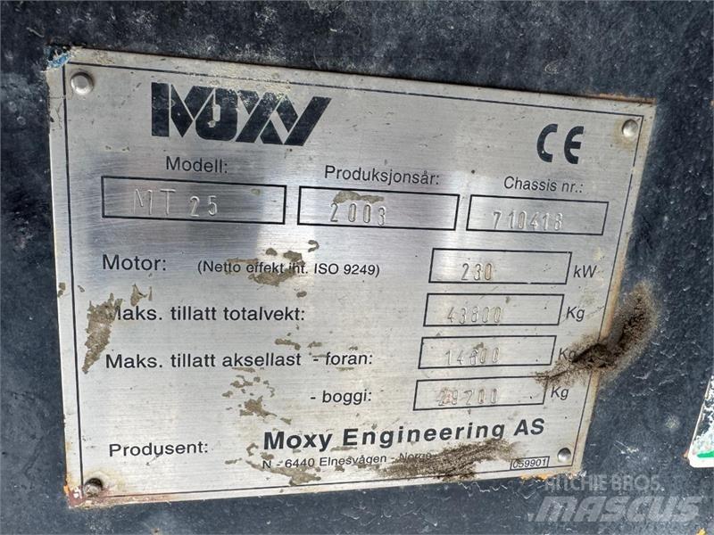 Moxy MT-25 Dumpers de obras