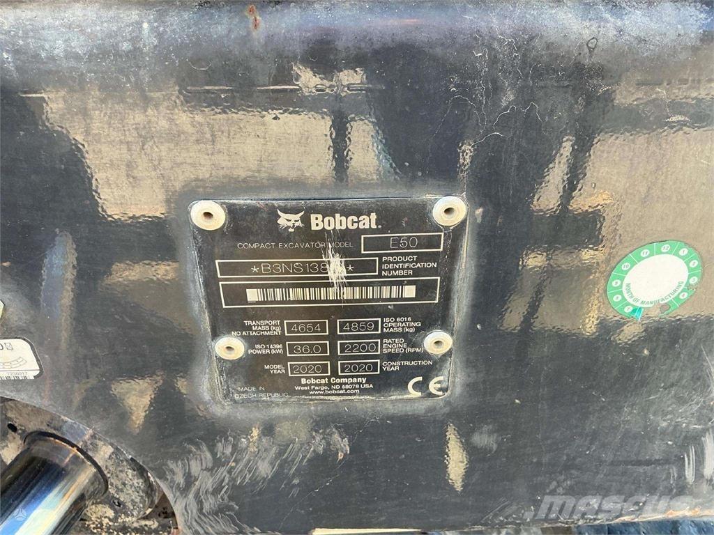 Bobcat E50 Escavadeiras de esteiras