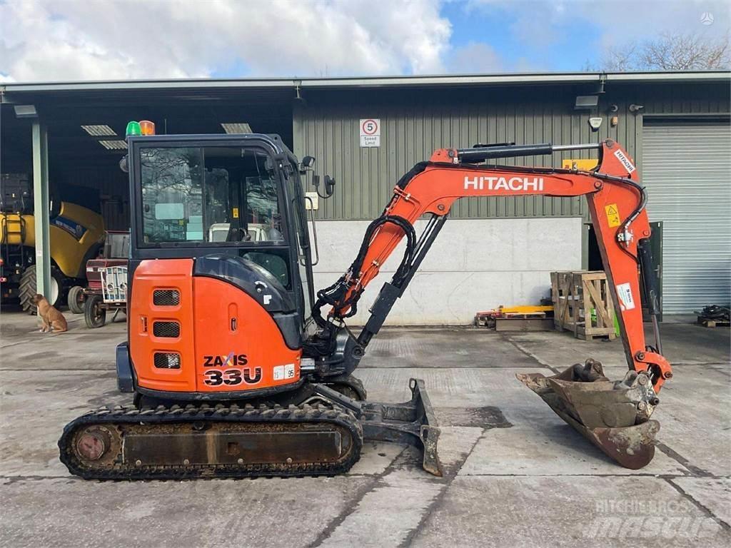 Hitachi Zaxis 33U Escavadeiras de esteiras