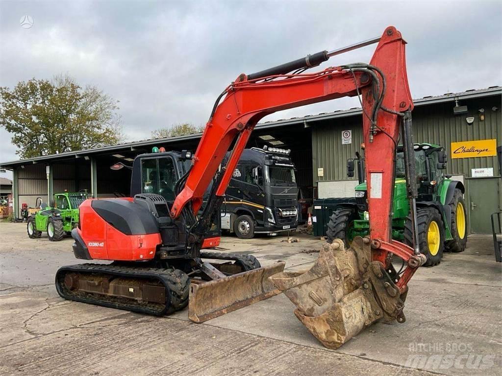 Kubota KX080-4 Escavadeiras de esteiras