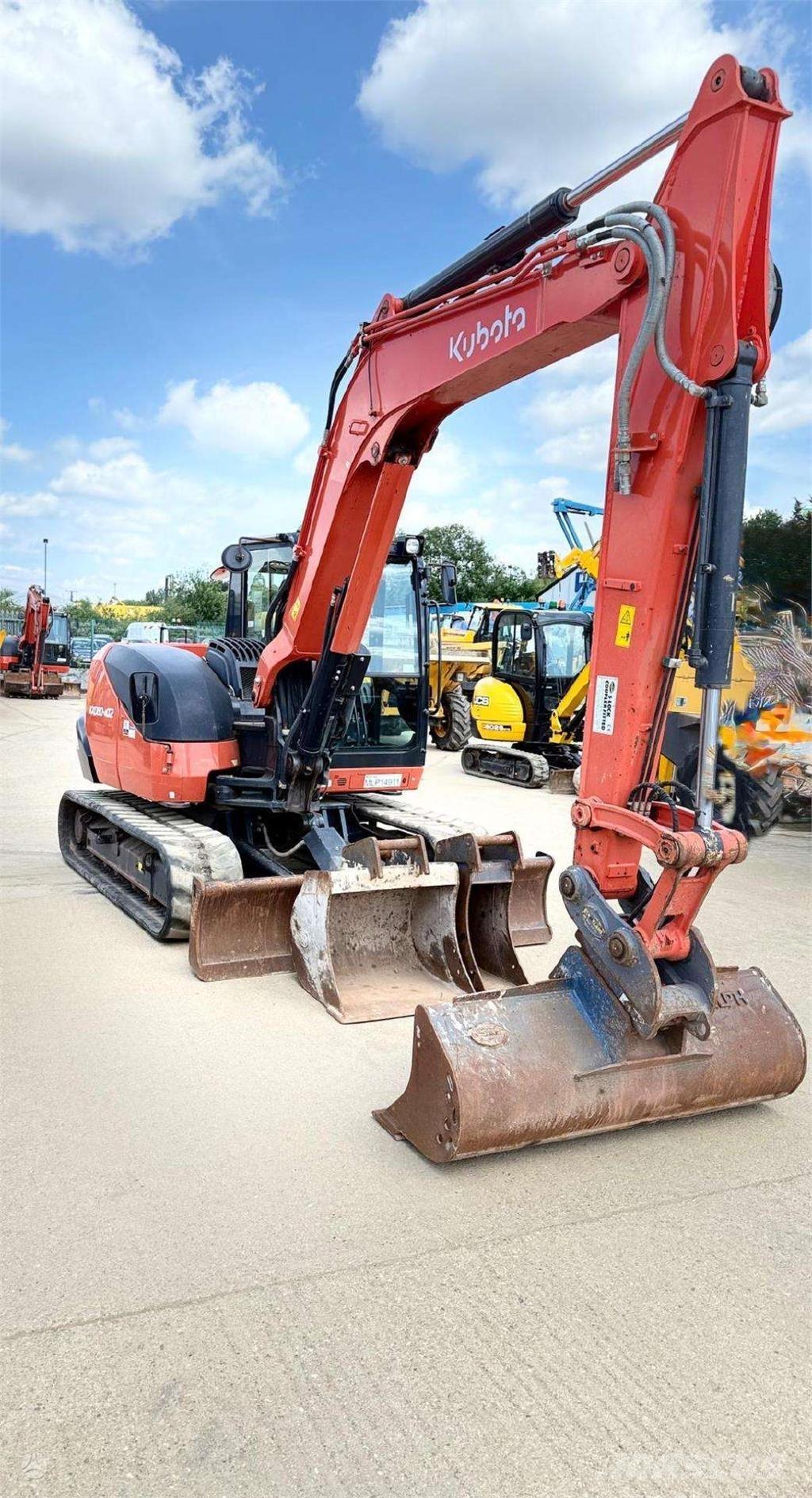 Kubota KX080-4 Escavadeiras de esteiras