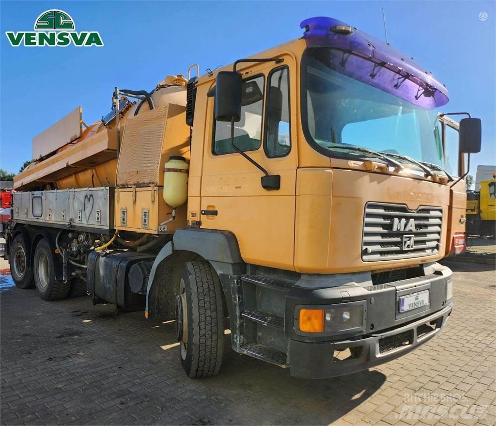 MAN FE 26T 6x2 Camiões Aspiradores Combi