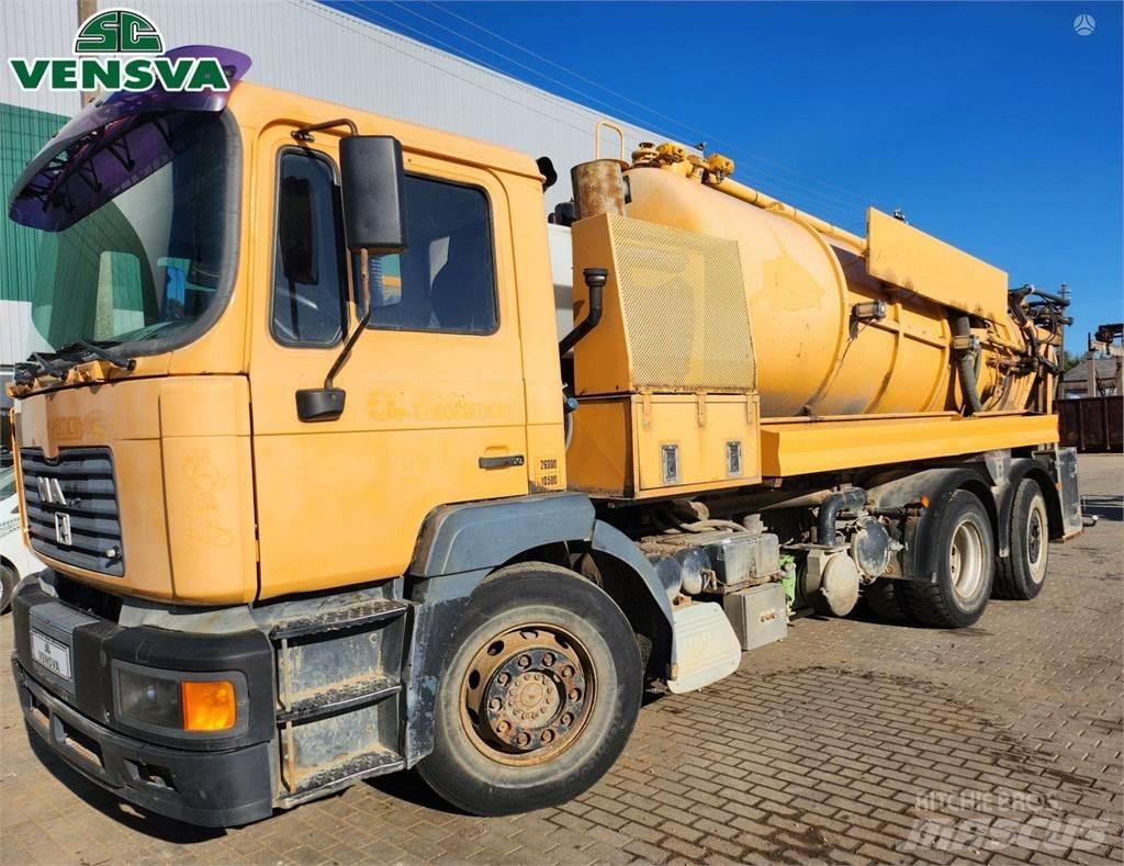 MAN FE 26T 6x2 Camiões Aspiradores Combi