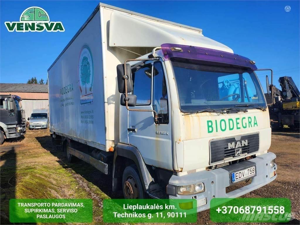 MAN LE 160 C Caminhões de caixa fechada