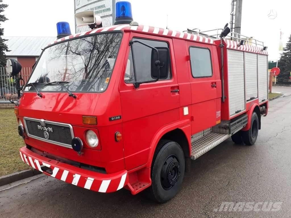 MAN VW 9136 Caminhões de bombeiros