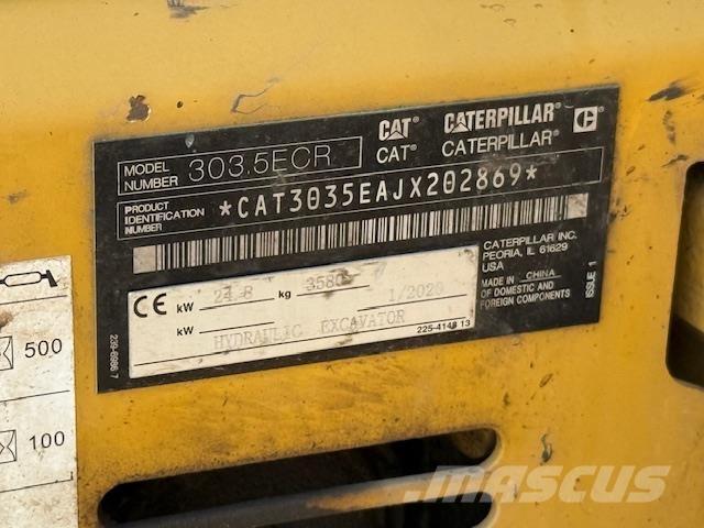 CAT 303.5ECR Miniescavadeiras