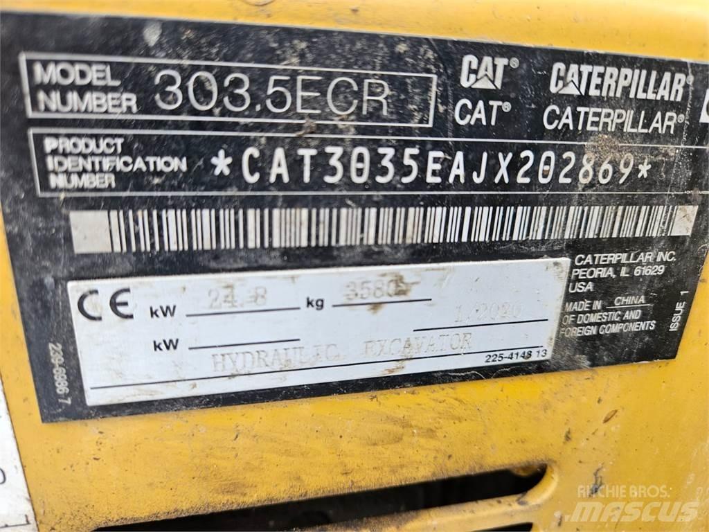 CAT 303.5ECR Miniescavadeiras
