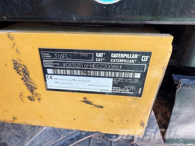 CAT 316F Escavadeiras de esteiras