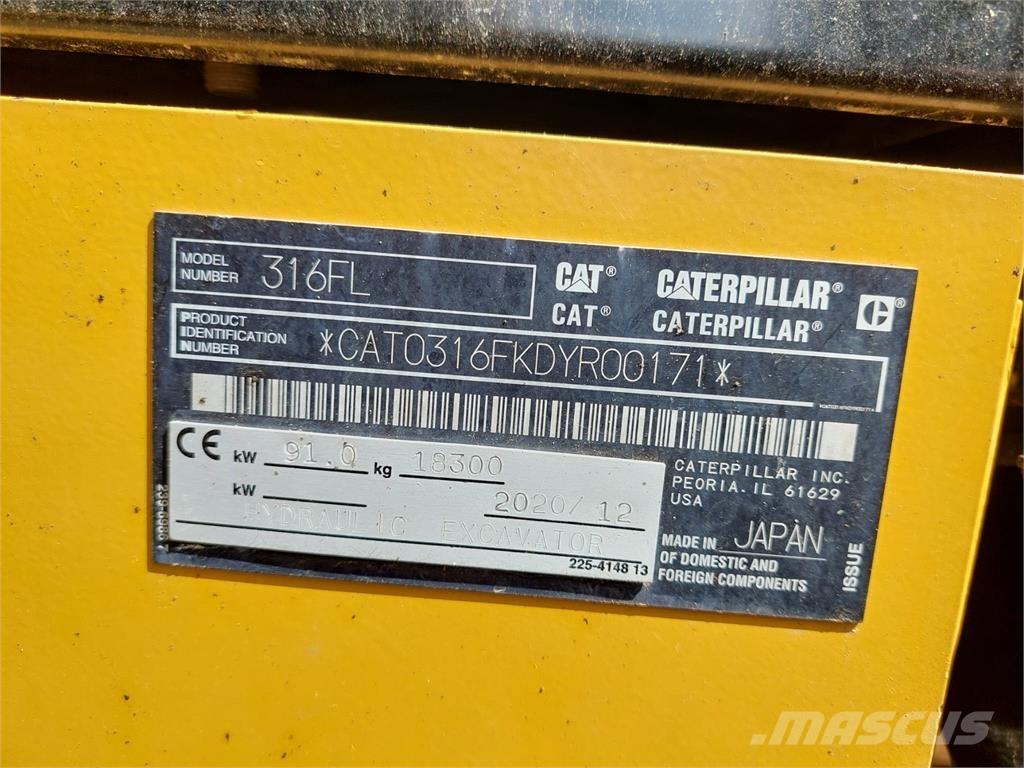 CAT 316FL Escavadeiras de esteiras