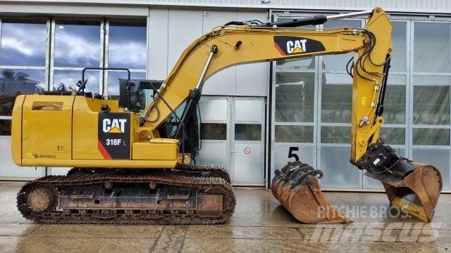 CAT 318F CW30s Escavadeiras de esteiras