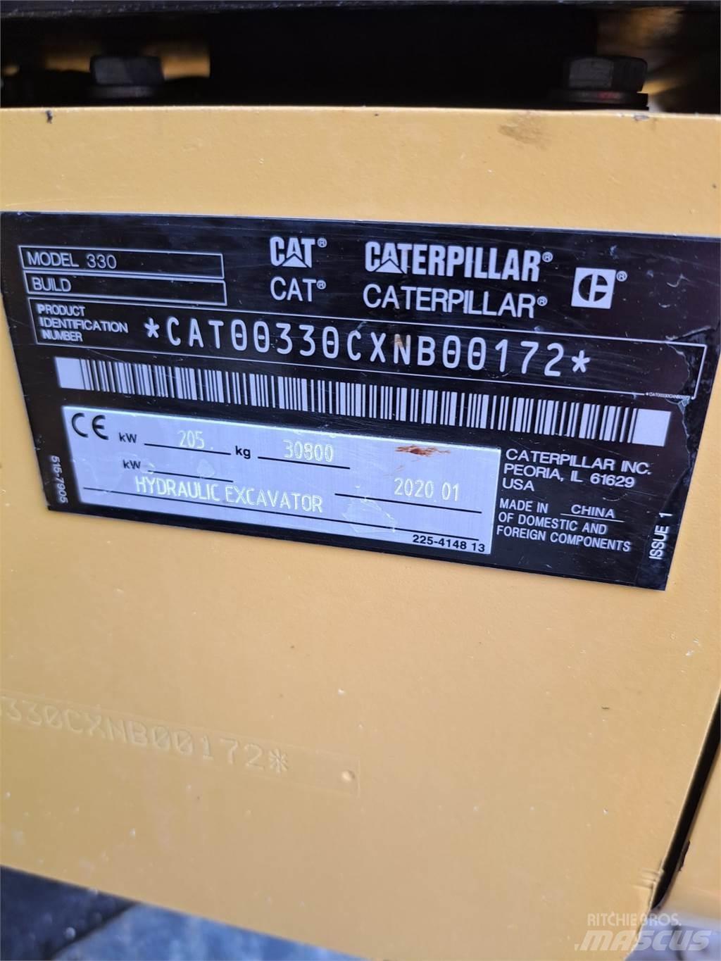CAT 330 Escavadeiras de esteiras