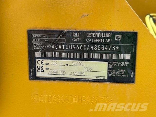 CAT 966 Carregadeiras de rodas