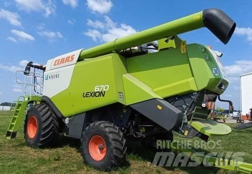 CLAAS Lexion 670 Ceifeiras debulhadoras