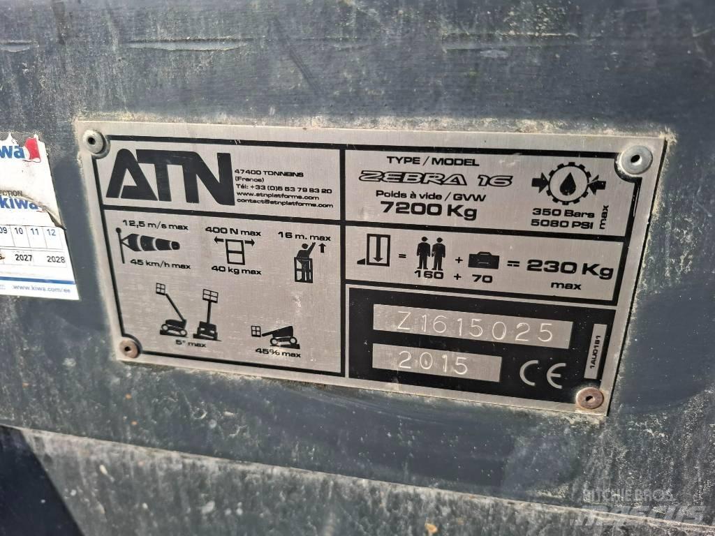 ATN Zebra 16 Elevadores braços articulados