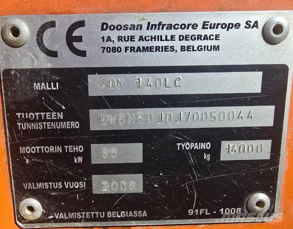 Doosan DX 140 LC Escavadeiras de esteiras