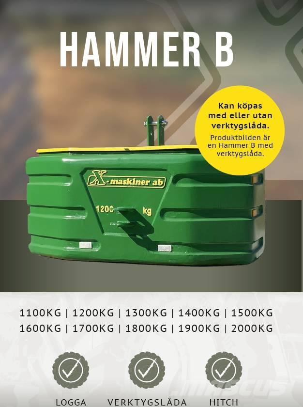  Frontx Hammer B Pesos Frontais