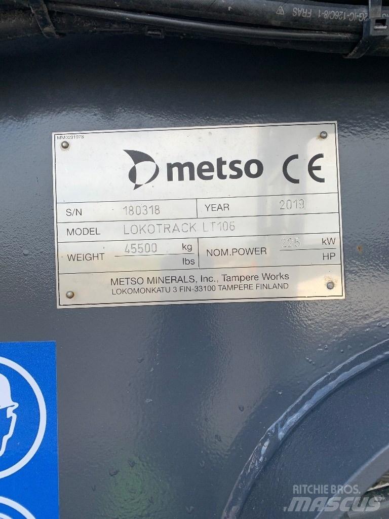 Metso LT 106 Britadores móveis