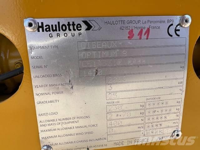 Haulotte Optimum  8 Elevadores de tesoura