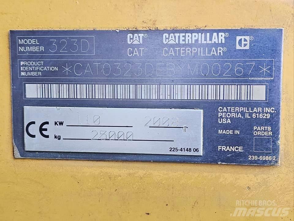 CAT 323 D L Escavadeiras de esteiras