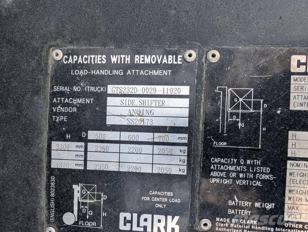 Clark GTS 25 D Empilhadores Diesel