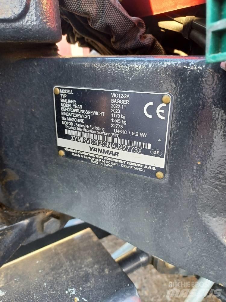 Yanmar VIO12-2A Miniescavadeiras
