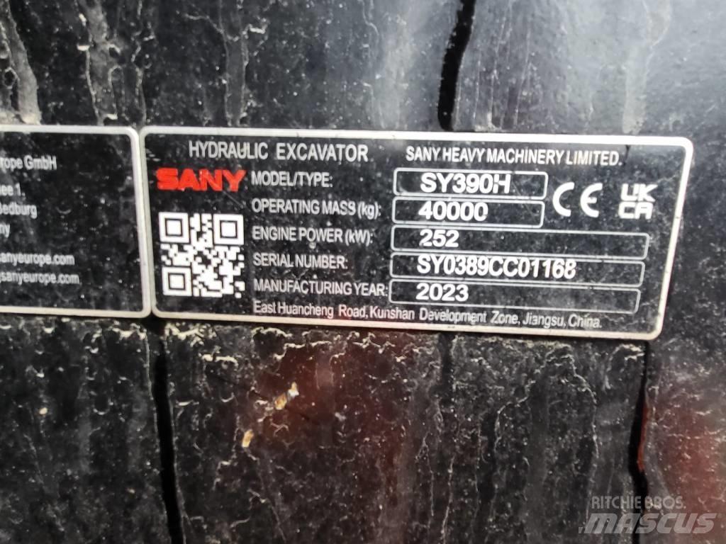 Sany SY390H Escavadeiras de esteiras