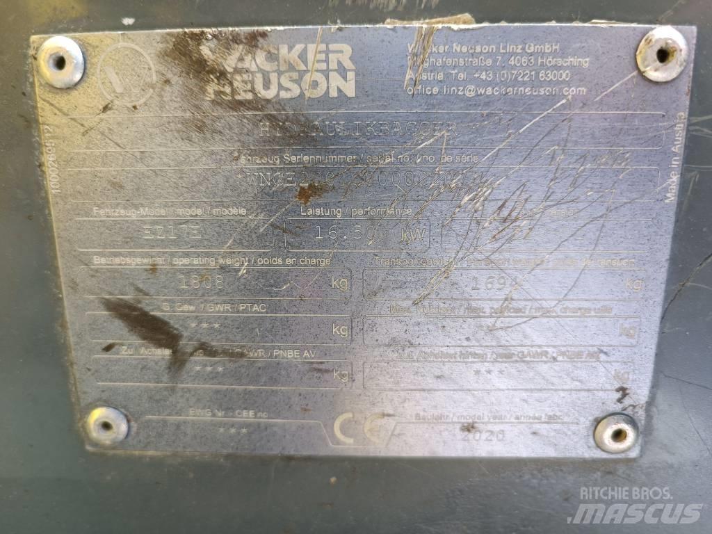 Wacker Neuson EZ17e Escavadeiras de esteiras