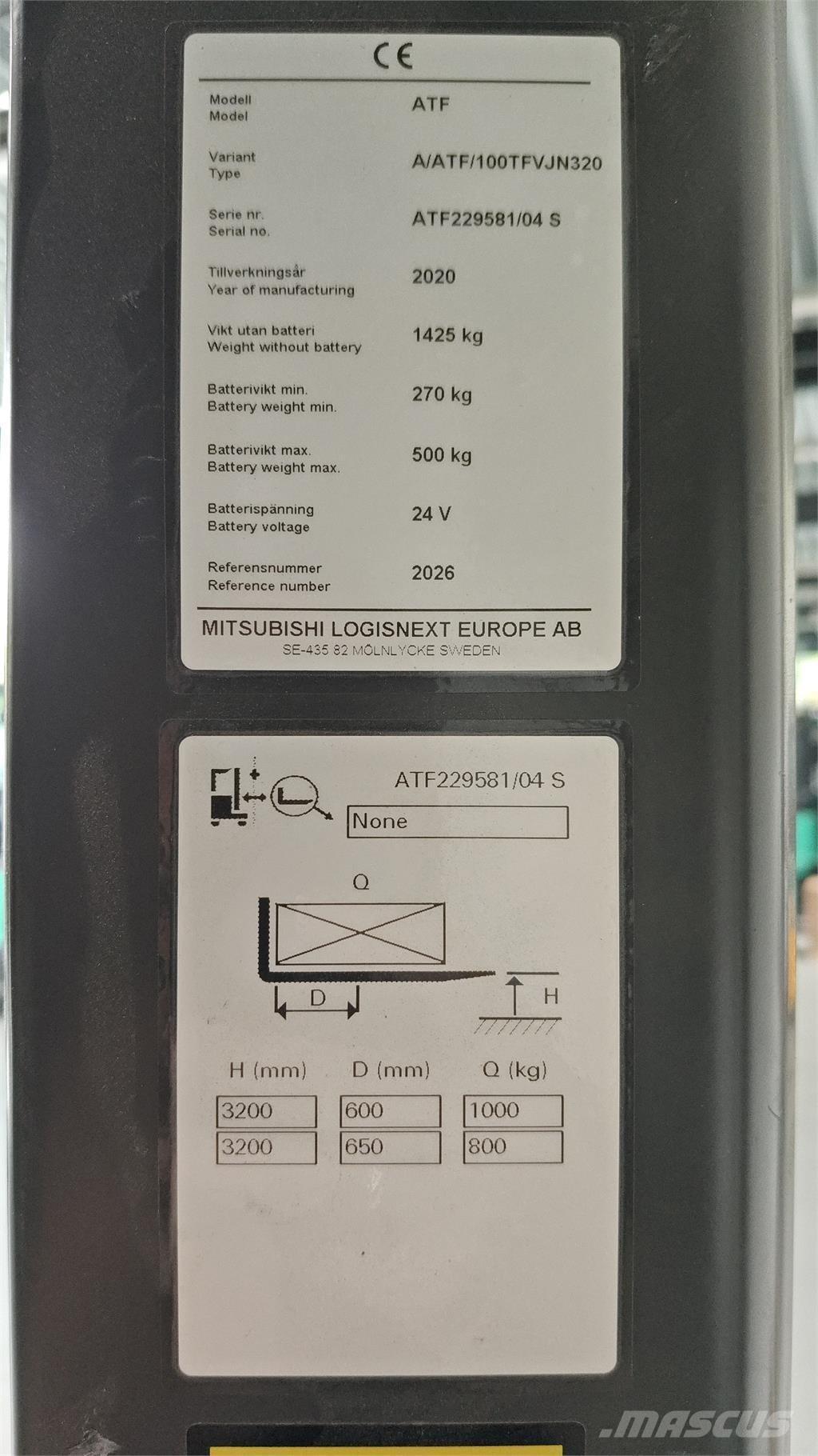 Atlet ATF Self propelled stackers