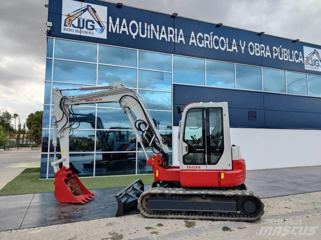 Takeuchi TB 80 FR Miniescavadeiras
