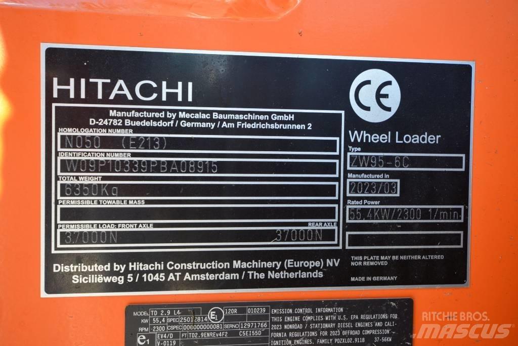 Hitachi ZW 95-6 C Carregadeiras de rodas