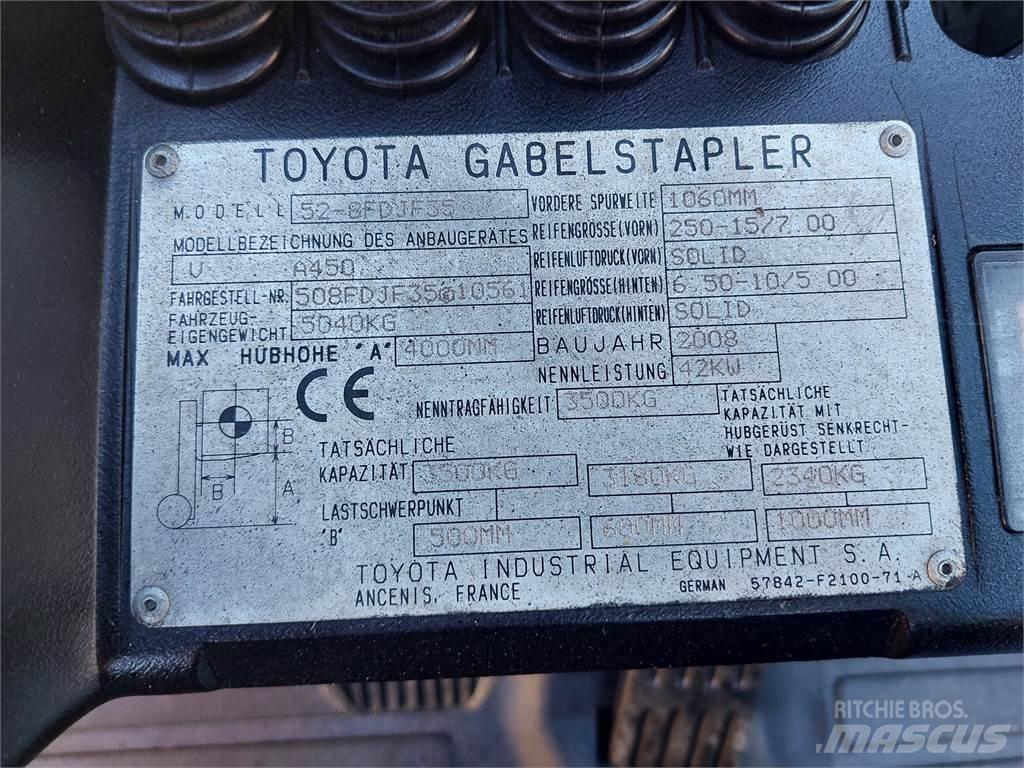 Toyota 52 8FDJF35 Empilhadores Diesel