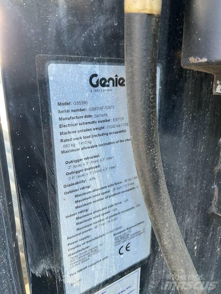 Genie 5390RT Elevadores de tesoura
