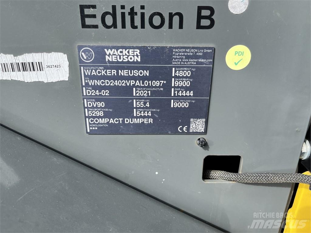 Wacker Neuson DV 90 Camiőes basculantes rígidos