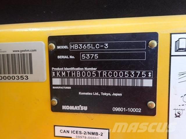 Komatsu HB 365LC-3 Escavadeiras de esteiras