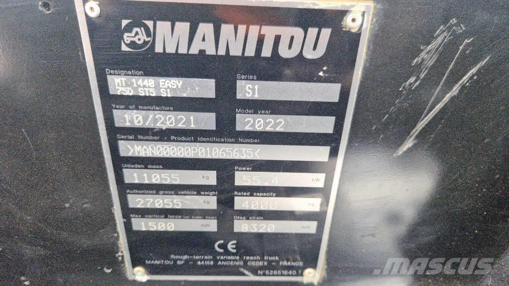 Manitou MT 1440 Manipulador telescópico