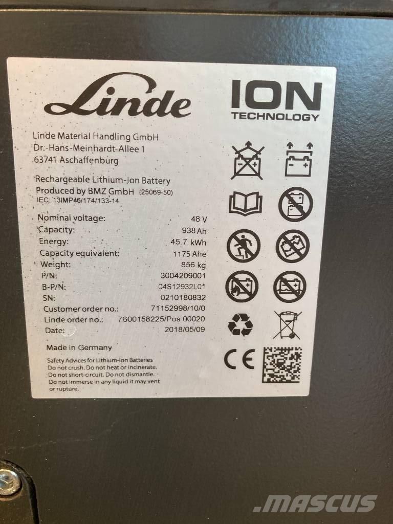 Linde E16/386 Li-ION Empilhadores eléctricos