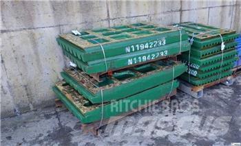 Metso C96 Jaws Peças de equipamento de lixo, reciclagem e pedreiras