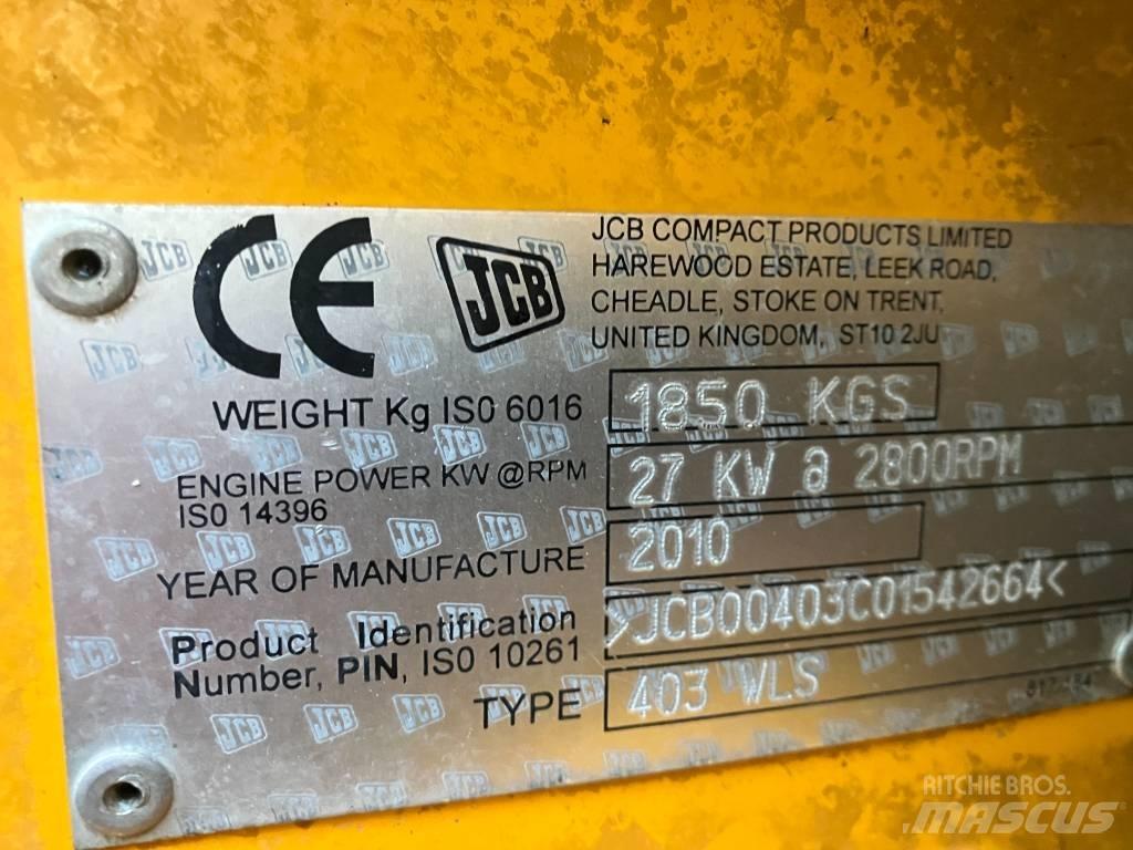 JCB 403 Carregadora multifunções