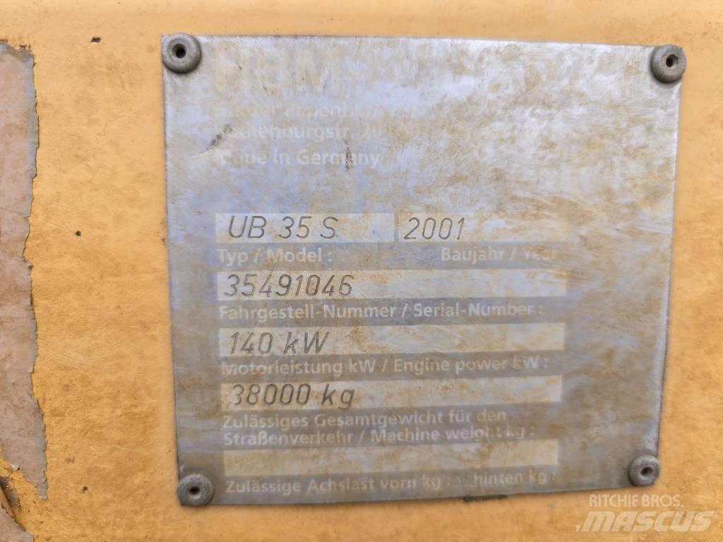 Nobas UB 35S Escavadoras reboque