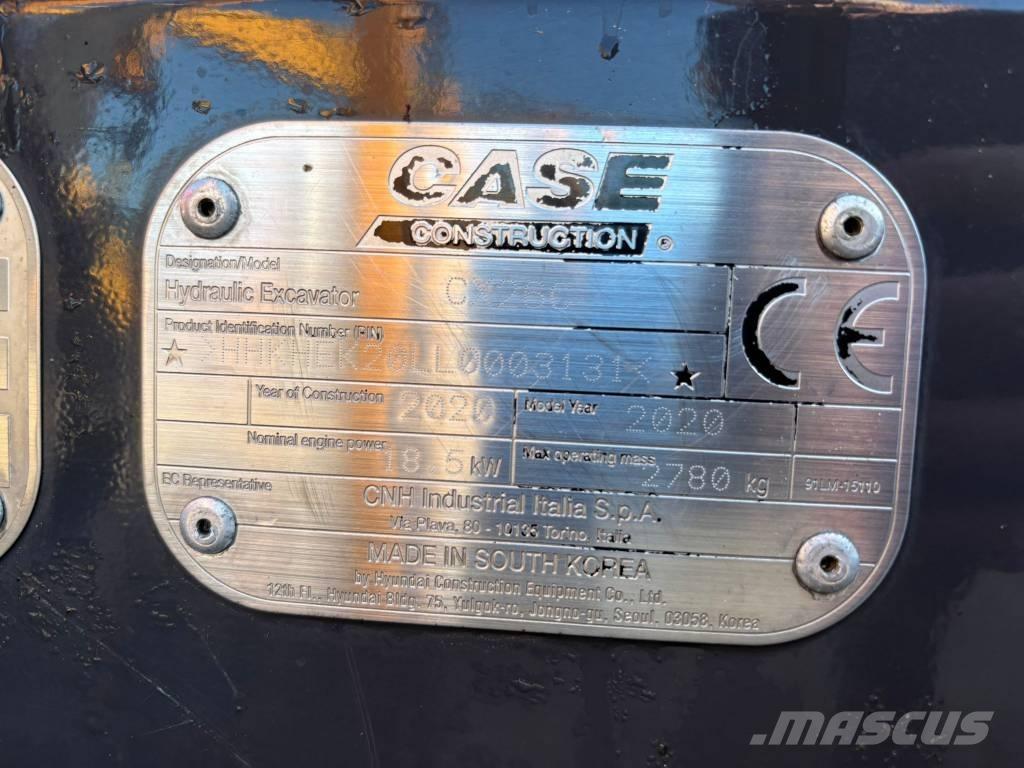 CASE CX 26 C Miniescavadeiras