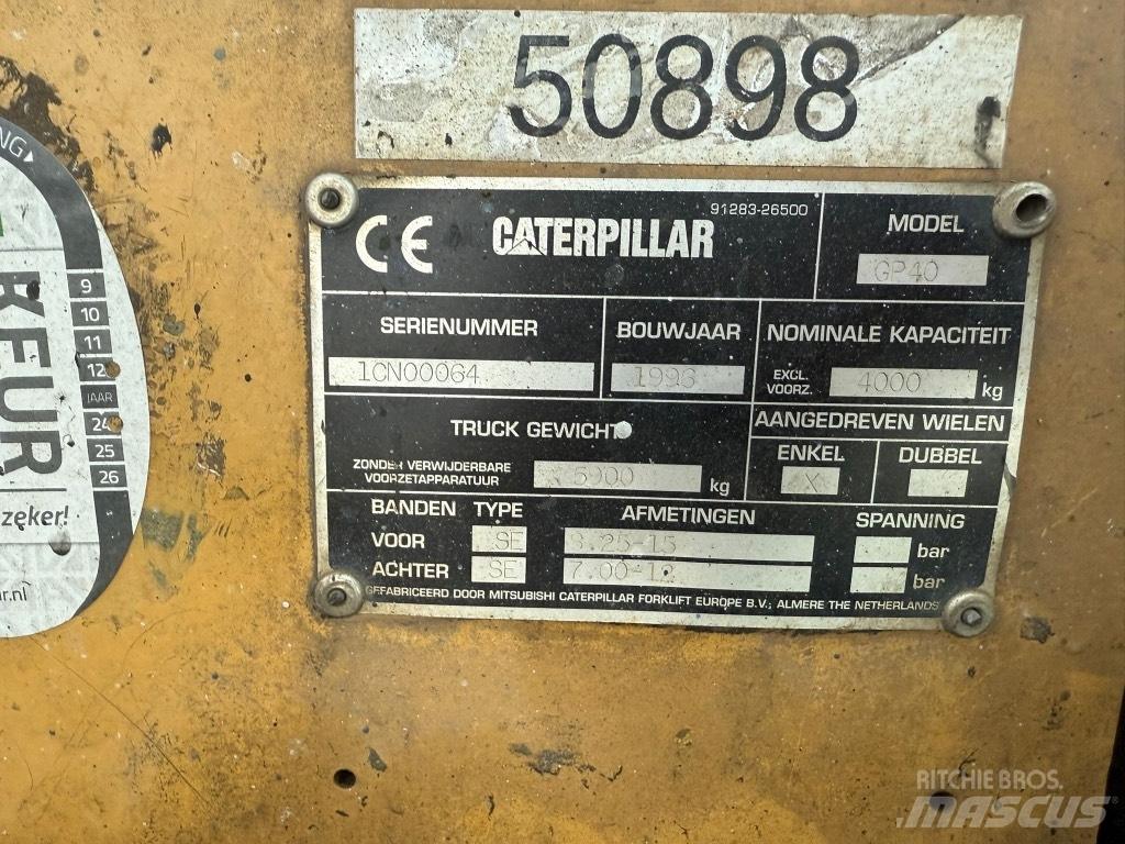 CAT GP 40 Empilhadores a gás