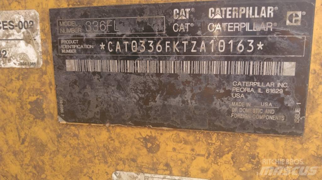 CAT 336 F L Escavadeiras de esteiras