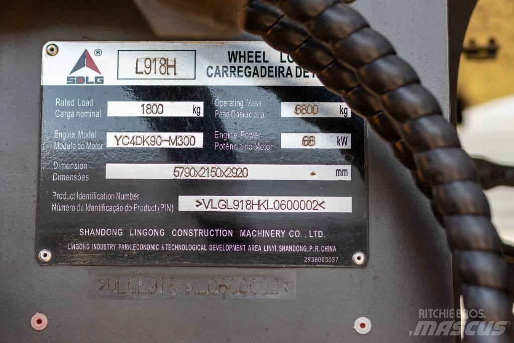 SDLG 918H Carregadeiras de rodas