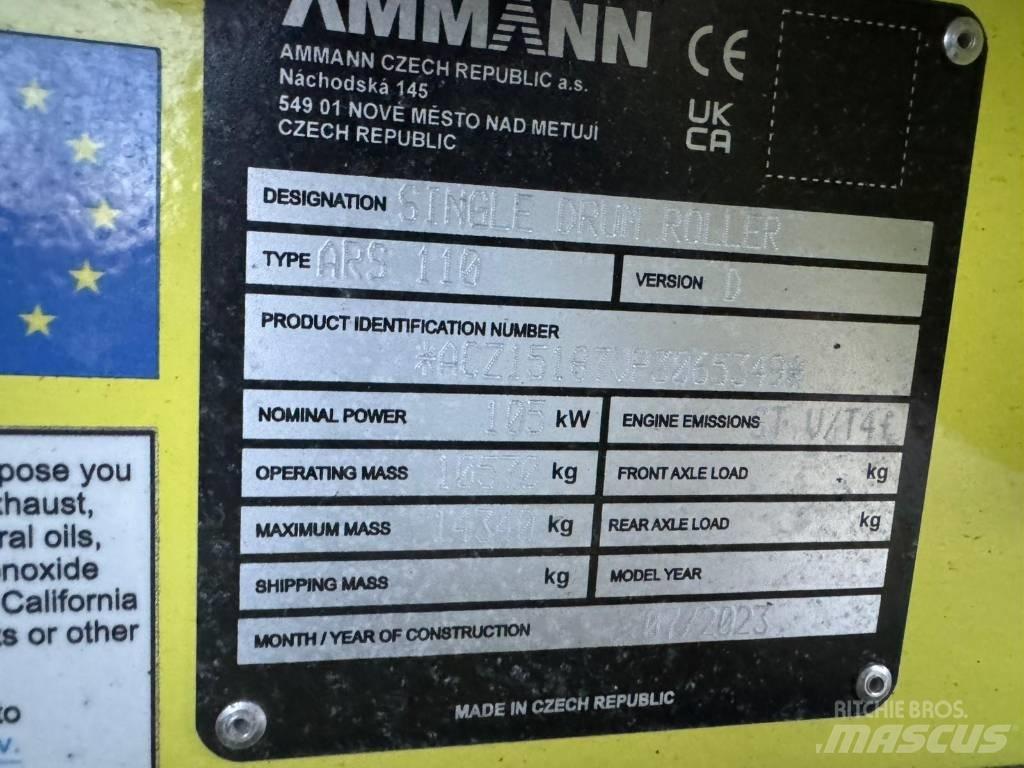 Ammann ARS 110 Cilindros Compactadores monocilíndricos