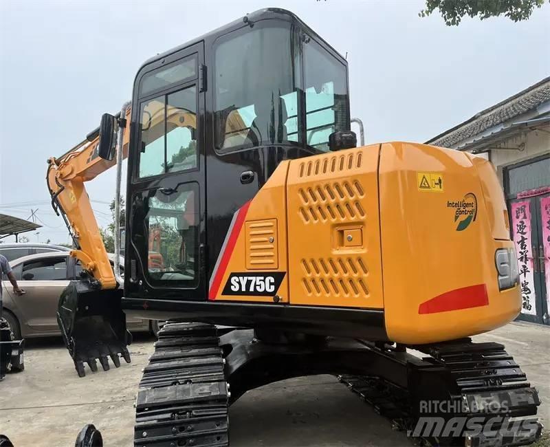 Sany SY75C Escavadoras Midi 7t - 12t