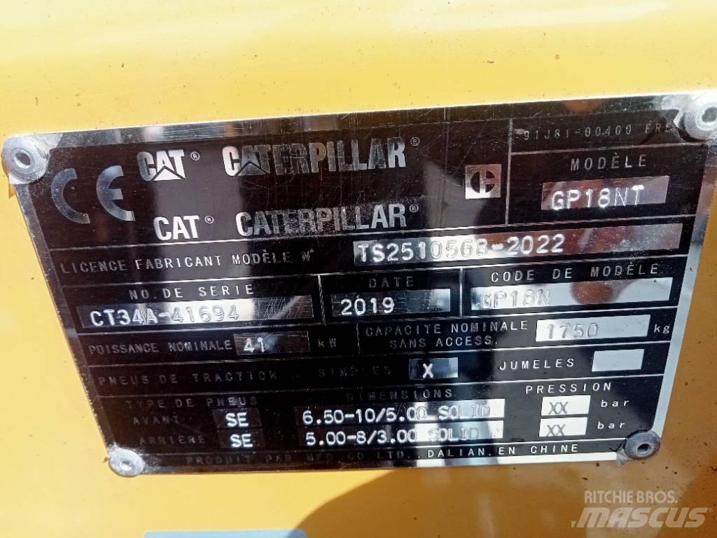 CAT GP 18 NT Empilhadores a gás